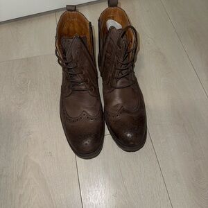 Men's Brown Brogue Boots